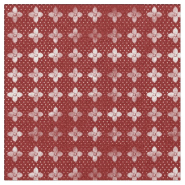 Waldcraft Batik-Muster II im Kastanienbraun Stoff (Nahaufnahme)