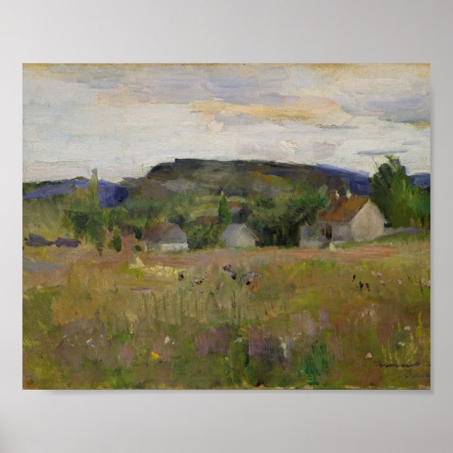 Walddorf Naturschutzgebiet Mauer Poster (Vorne)