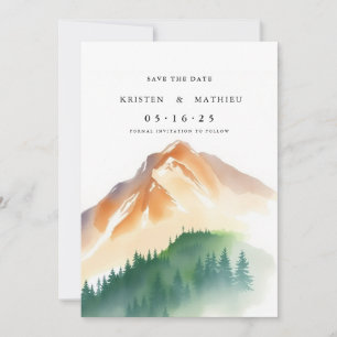 Walddruckgebirge Save The Date