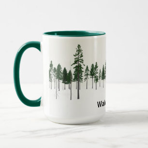 Waldeinsamkeit Wald Einsamkeit Ästhetik Tasse