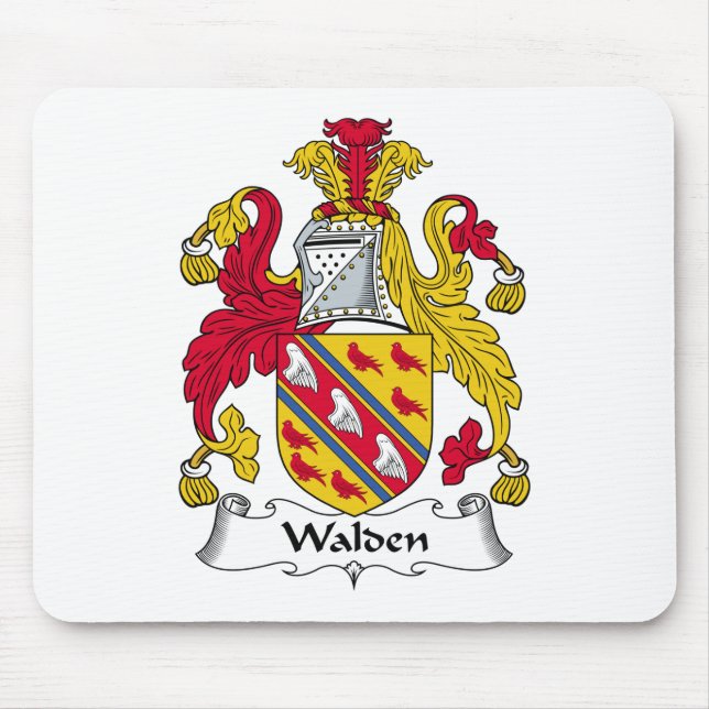 Walden Familienwappen Mousepad (Vorne)