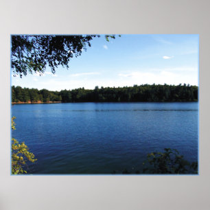 Walden Pond Print Poster