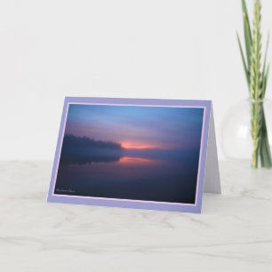 Walden Teichsonnenuntergang Karte