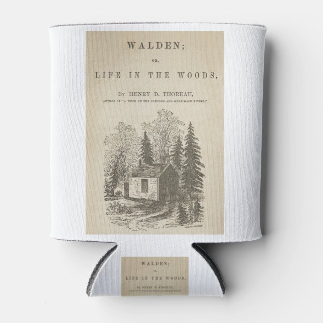 Walden Vintage Book Cover Dosenkühler (Vorderseite)