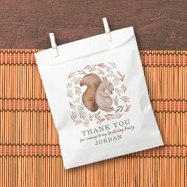 Waldeneichhörnchen & Blätter Vielen Dank Geschenktütchen
