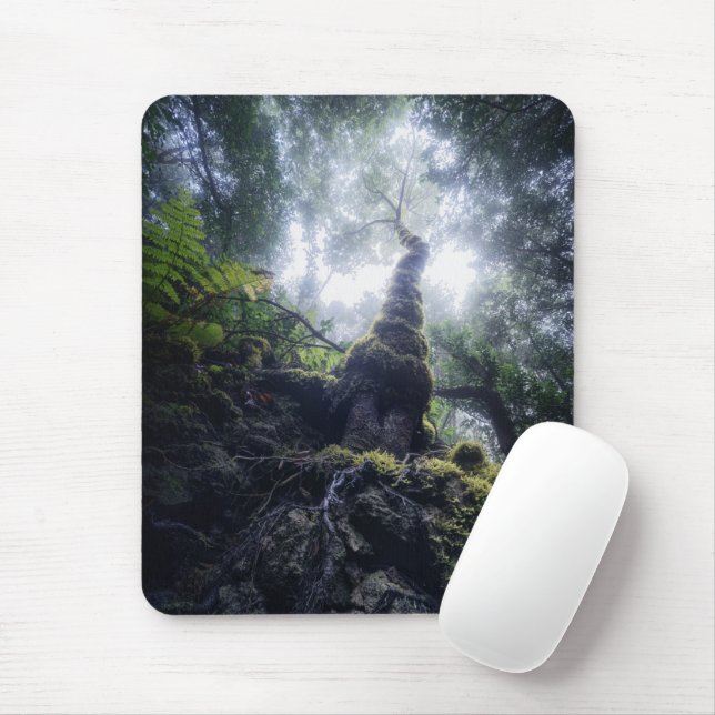 Wälder | Anaga Rural Park Kanarische Inseln Mousepad (Mit Mouse)