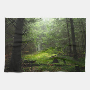 Wälder Auvergne Frankreich Geschirrtuch