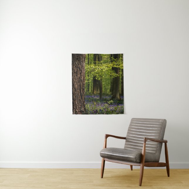 Wälder | Bluebells in Belgien Wandteppich (Beispiel)