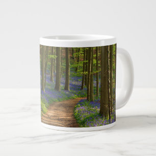 Wälder Bluebellwald in Belgien Jumbo-Tasse