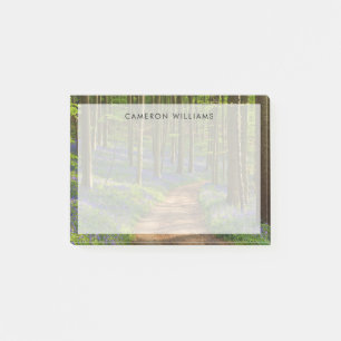 Wälder   Bluebellwald in Belgien Post-it Klebezettel