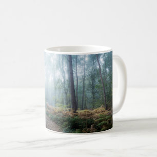 Wälder   Dark Foggy Woods Norfolk Vereinigtes Köni Kaffeetasse