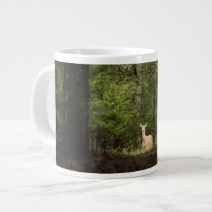 Wälder   Ein weißer Schwanz im Wald Jumbo-Tasse