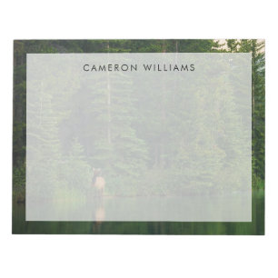 Wälder   Elch im Banff-Nationalpark Alberta Notizblock