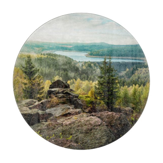 Wälder | Erzgebirge Deutschland Schneidebrett (Vorderseite)