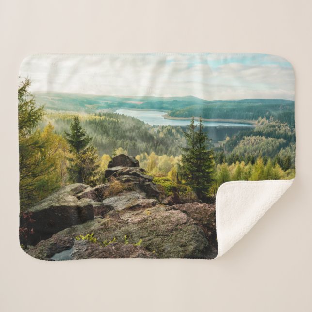 Wälder | Erzgebirge Deutschland Sherpadecke (Vorderseite (Horizontal))