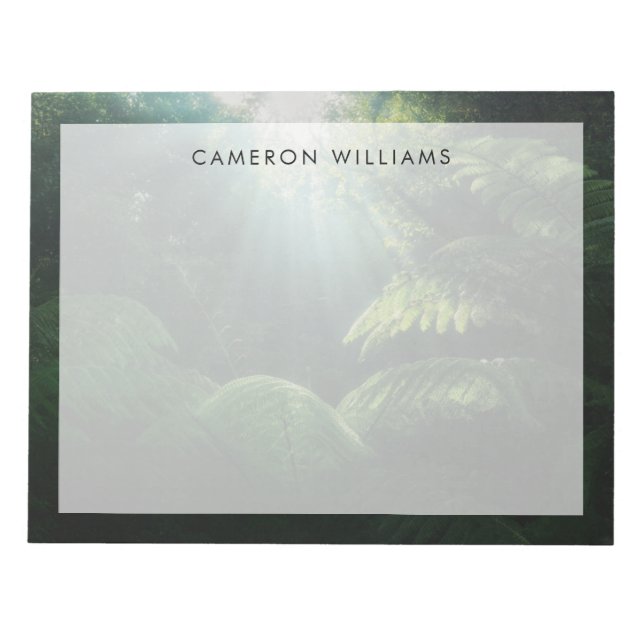 Wälder | Fernen im Regenwald Notizblock (Vorderseite)