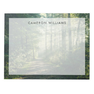 Wälder   Forstweg Hamburg Deutschland Notizblock