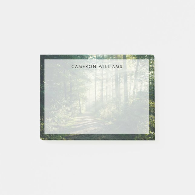 Wälder | Forstweg Hamburg Deutschland Post-it Klebezettel (Vorderseite)