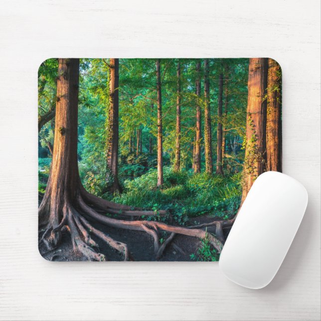 Wälder | Grünland und Wälder Mousepad (Mit Mouse)