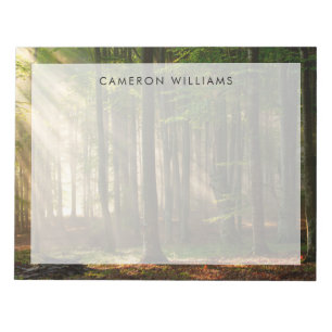 Wälder   Herbstwald Notizblock