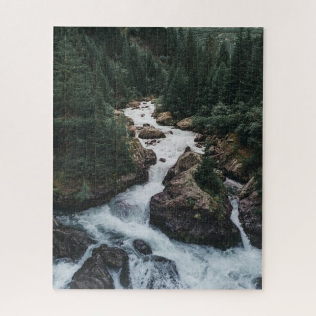 Wälder | Kanton Graubünden Puzzle (Vertikal)