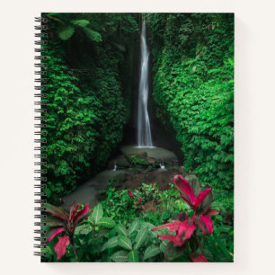 Wälder Leke Leke Wasserfälle in Bali Notizbuch