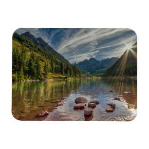 Wälder   Maroon Bells Colorado Magnet