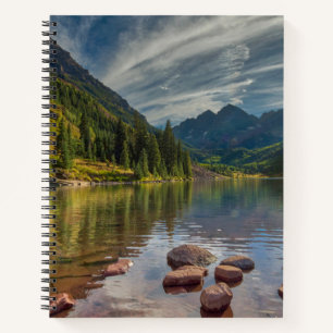 Wälder   Maroon Bells Colorado Notizbuch