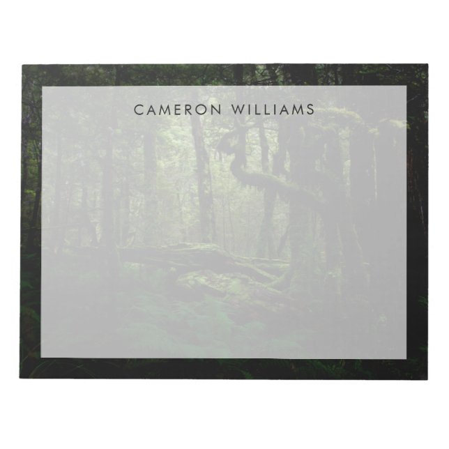 Wälder | Routeburn Track Fiordland Nationalpark Notizblock (Vorderseite)