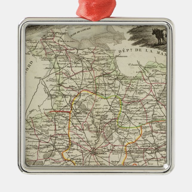 Wälder Silbernes Ornament (Vorne)