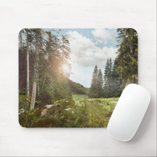 Wälder   Sun Peeking Thru Mousepad