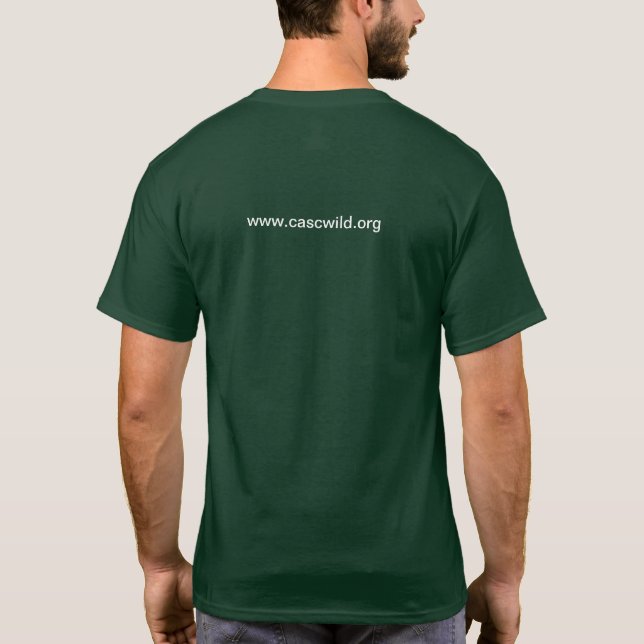 Wälder über Faschisten T-Shirt (Rückseite)