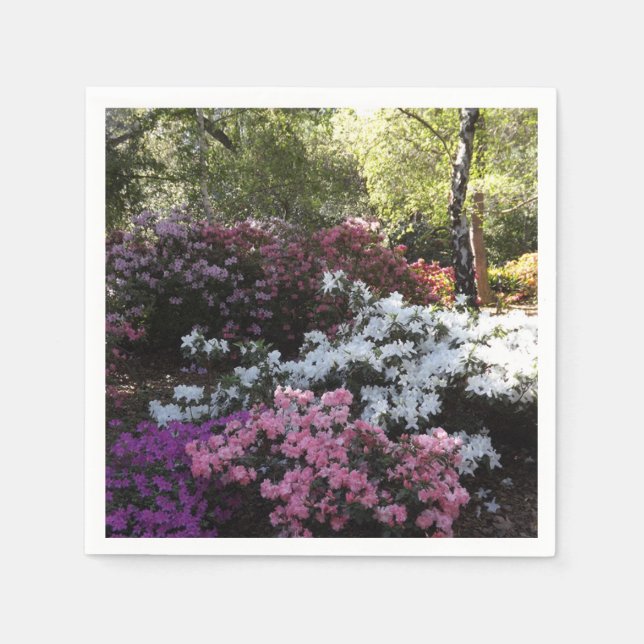 Wälder und Blume Papier Napkin Serviette (Vorderseite)