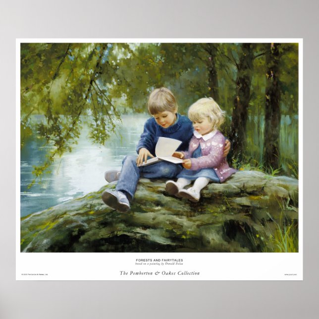 Wälder und Fairyllen Poster (Vorne)