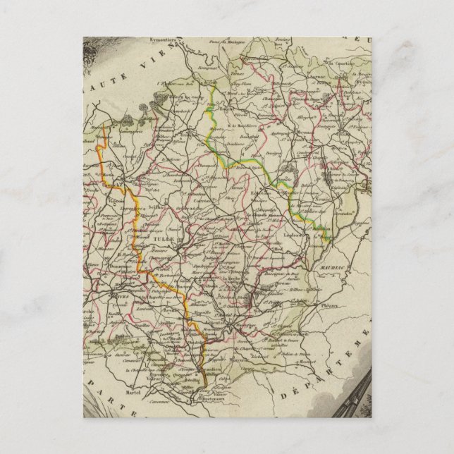 Wälder und Landschaften Postkarte (Vorderseite)