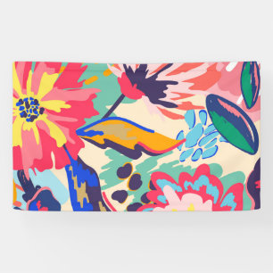 Wälder und Rose Banner