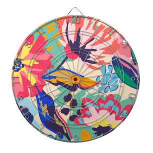 Wälder und Rose Dartscheibe