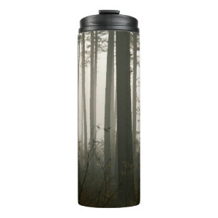Wälder und Silhouetten Thermosbecher