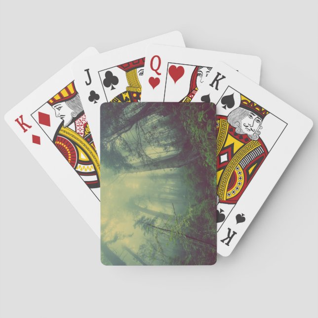 Wälder von unten spielkarten (Rückseite)
