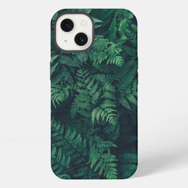 Wälder | Wald Farne iPhone Hülle (Rückseite)