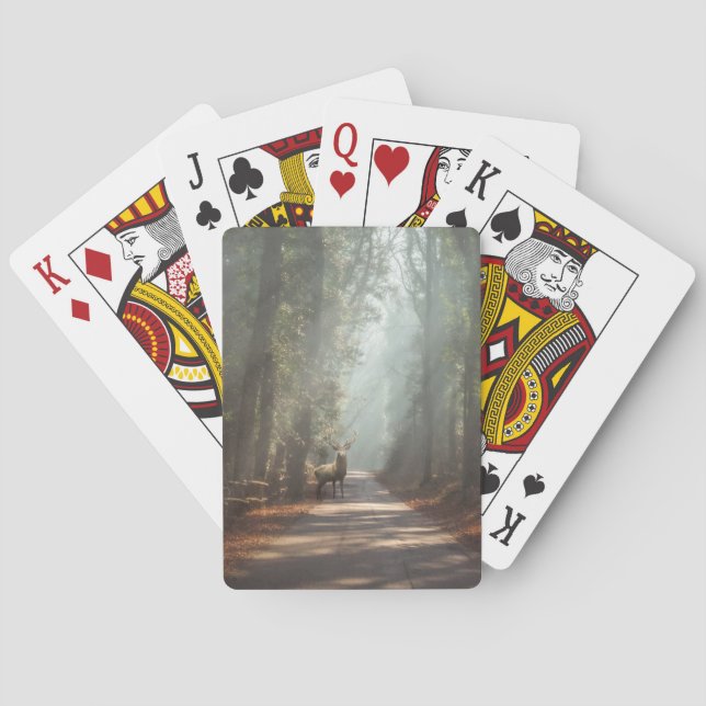 Wälder | Waldland Stag Spielkarten (Rückseite)