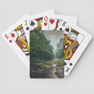 Wälder Zhangjiajie Nationalpark Spielkarten