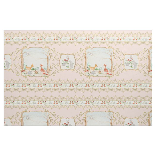 Waldfairytale-Geschöpf-Baby-Mädchen-Kinderzimmer Stoff (Fat Quarter (45,7 x 55,9 cm))