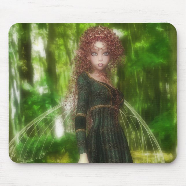 Waldfee-Prinzessin Mousepad (Vorne)