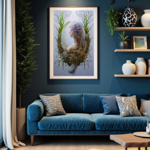 Waldfee-Stimmung Poster