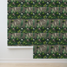 Waldferns & Wildblumen Peeling und Stick Tapete