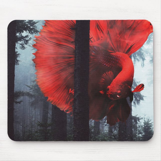 Waldfisch Mousepad (Vorne)