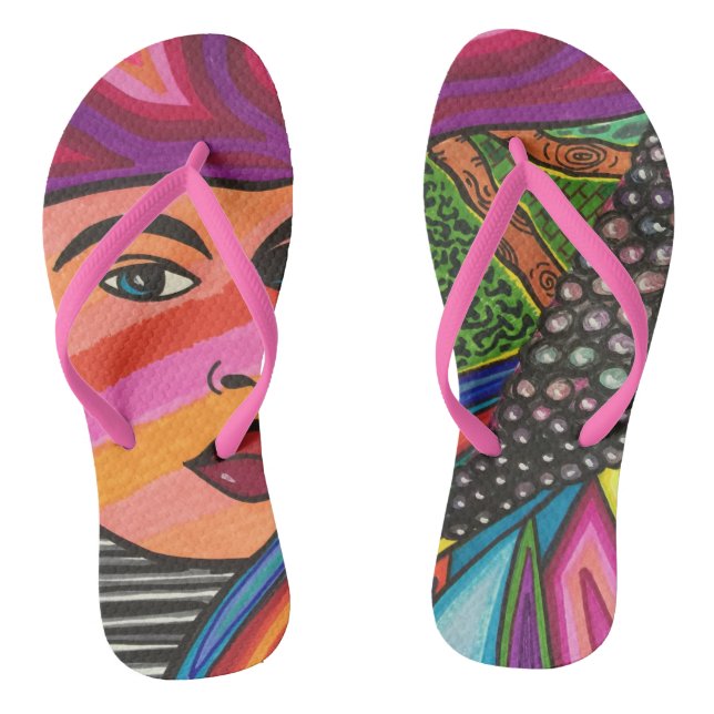 Waldfläche Flip Flops (Fußbett)