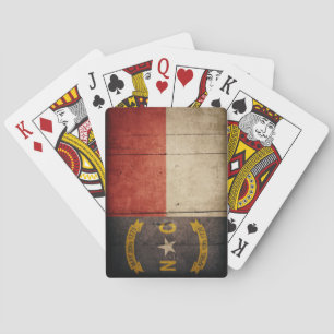 Waldflagge North Carolina Spielkarten