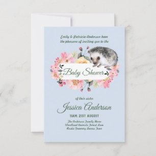 Waldflora und Fauna BABY SHOWER lädt ein
